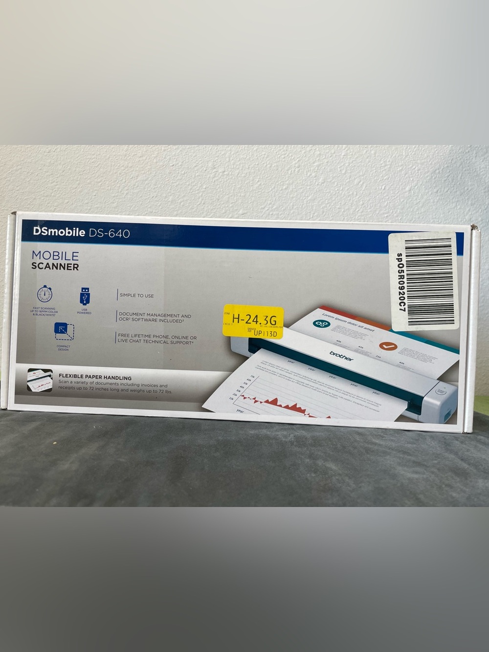 Brother DS-640 Portable Mobile Document Scanner